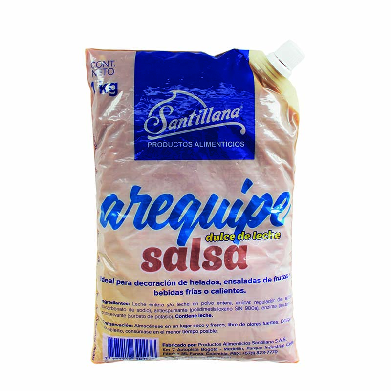 Arequipe Salsa-liquida Syrup 555g | Arequipe Salsa-liquida Syrup 555g |  Santillana