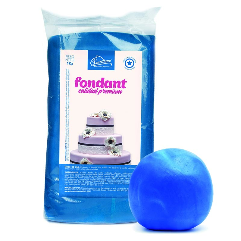 Fondant Azul 1kg