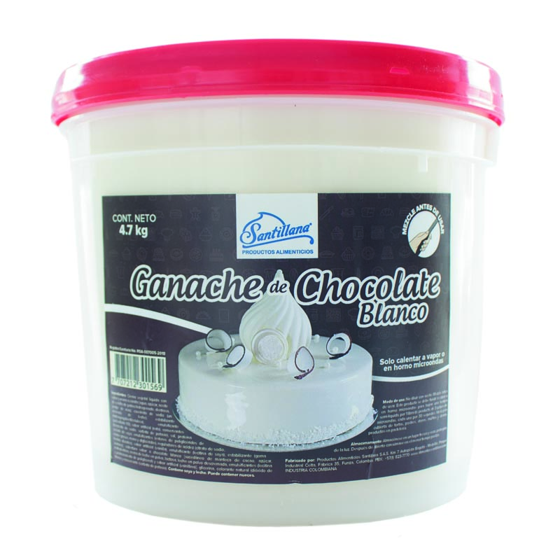 Ganache Ya Listo Blanco 4,7 kg